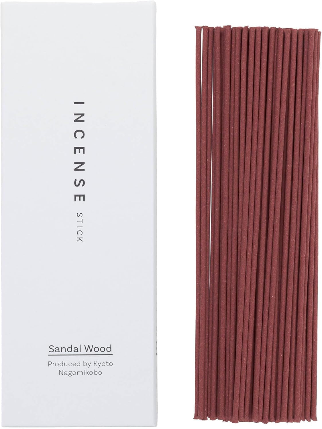 Kyoto Sandalwood Incense Sticks - Premium Japanese Temple Aroma for Relaxation & Meditation, 60 Sticks for Spiritual & Home Use by Nagomikobo