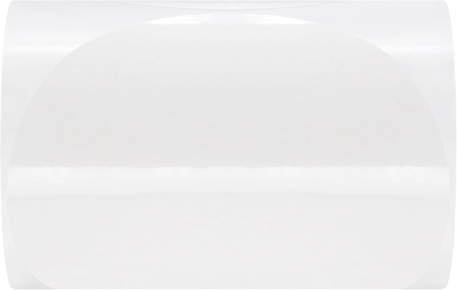 Premium 4-Inch Clear Round Seal Sticker Labels - 100 Count Roll for All Your Labeling Needs