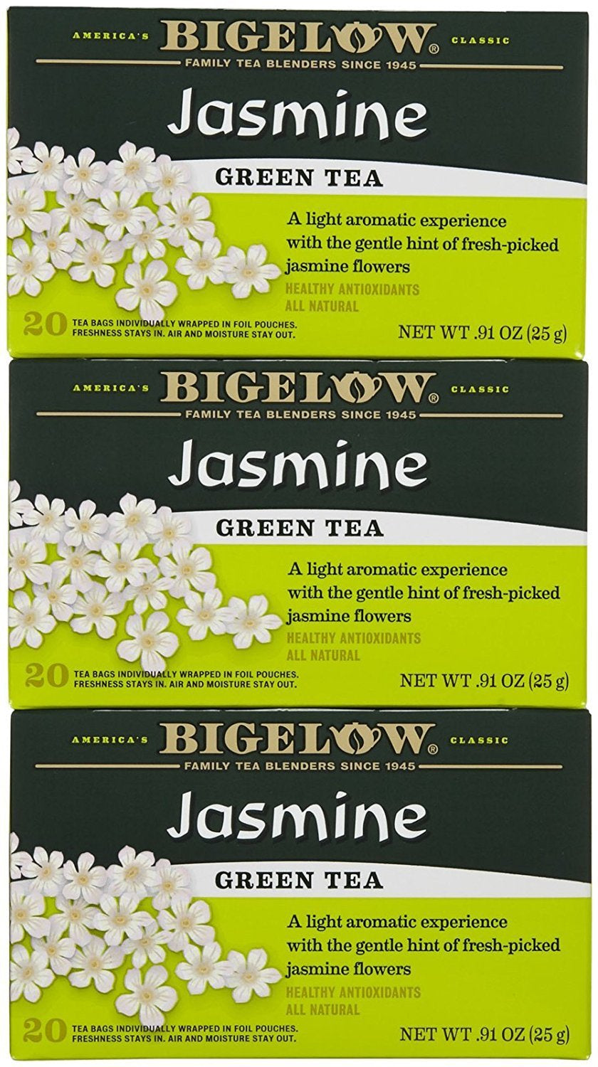 Refreshing Green Tea with Peach - Caffeinated Blend, 20 Count Box (Pack of 6) - 120 Total Tea Bags for a Flavorful Boost!