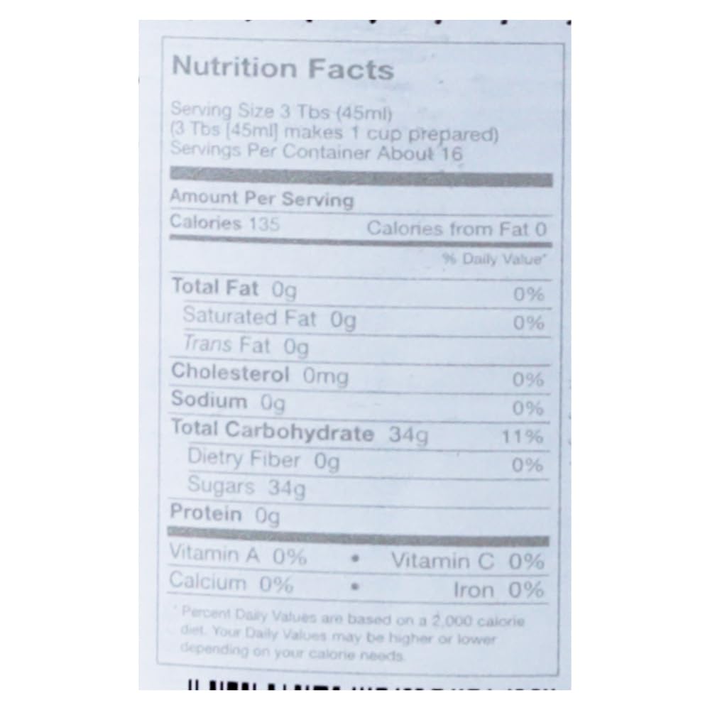 Delicious Fruit Syrup Concentrate - Perfect for Drinks & Tea, 25 Fl. Oz