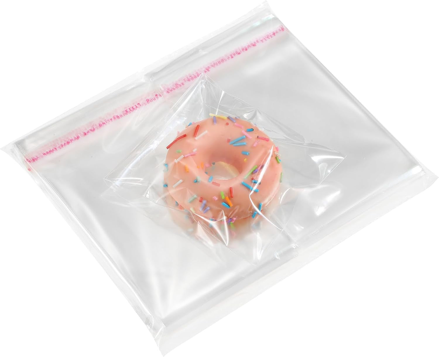 400 PCS 4x6 Inch Thick 3.2Mil Clear Self-Sealing Cellophane Bags - Resealable Cookie, Candy & Party Favor Packaging