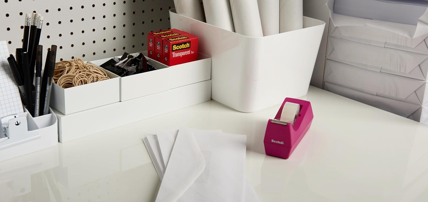 Premium Clear Tape Refills - 24 Rolls, 3/4" x 1000" with 1" Core