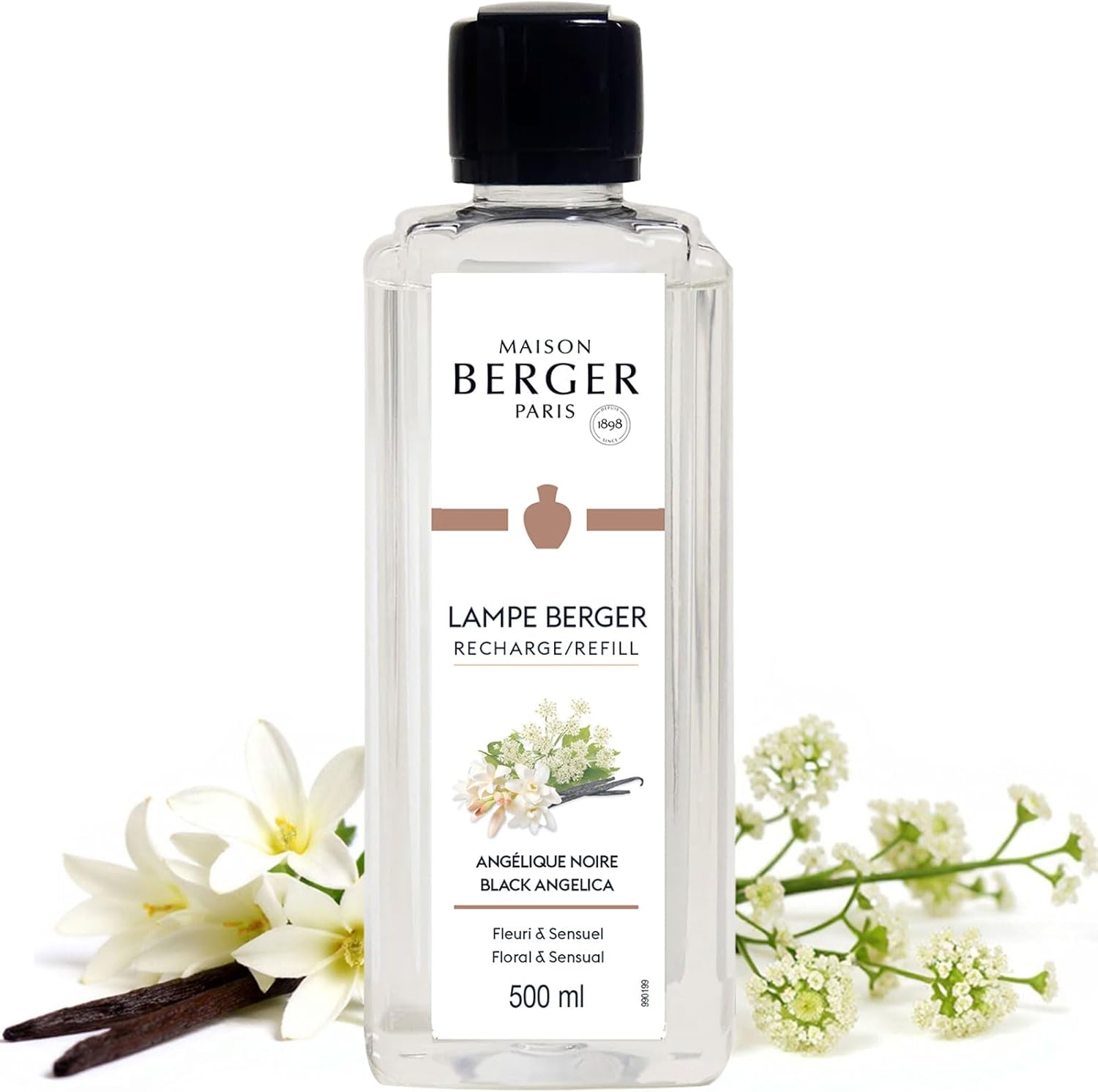 Amber Powder Lampe Berger Refill - 500ml 2-in-1 Odor Neutralizer & Fragrance Diffuser - Exquisite Rose, Cinnamon, Pepper & Amber Scents - Made in France