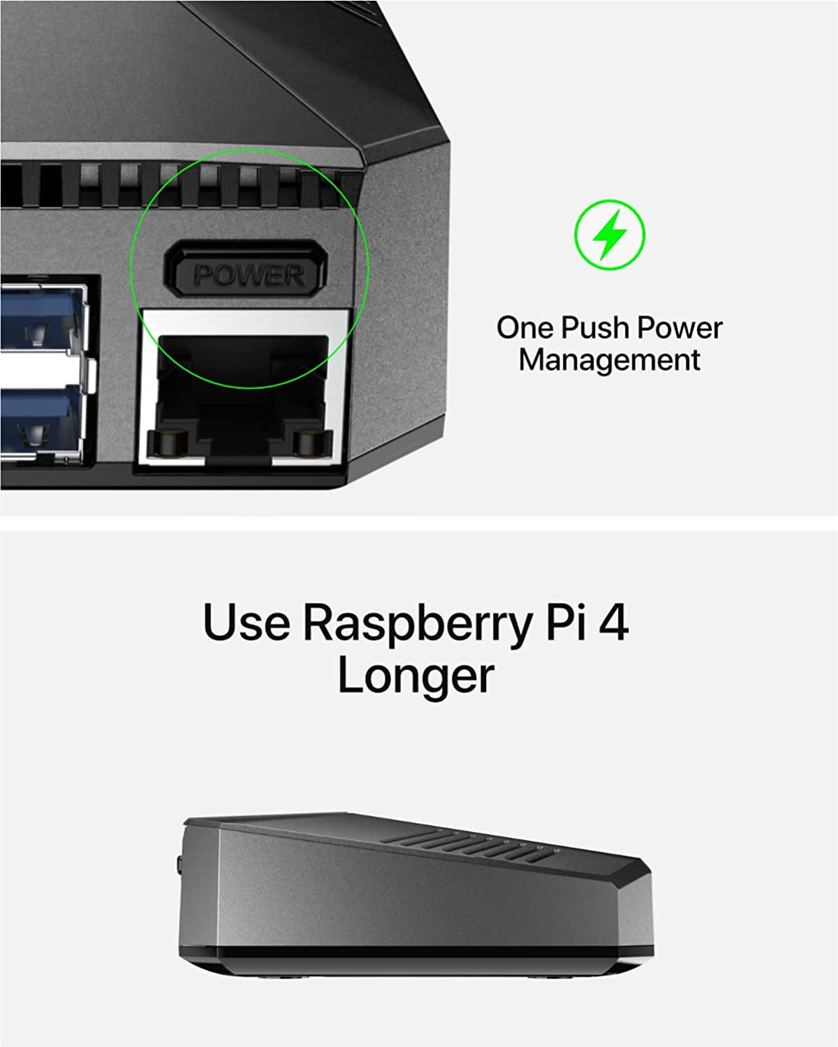 Upgrade Your Raspberry Pi 4 with the Argon ONE V2 Aluminum Case - Featuring Power Button & Cooling Fan!