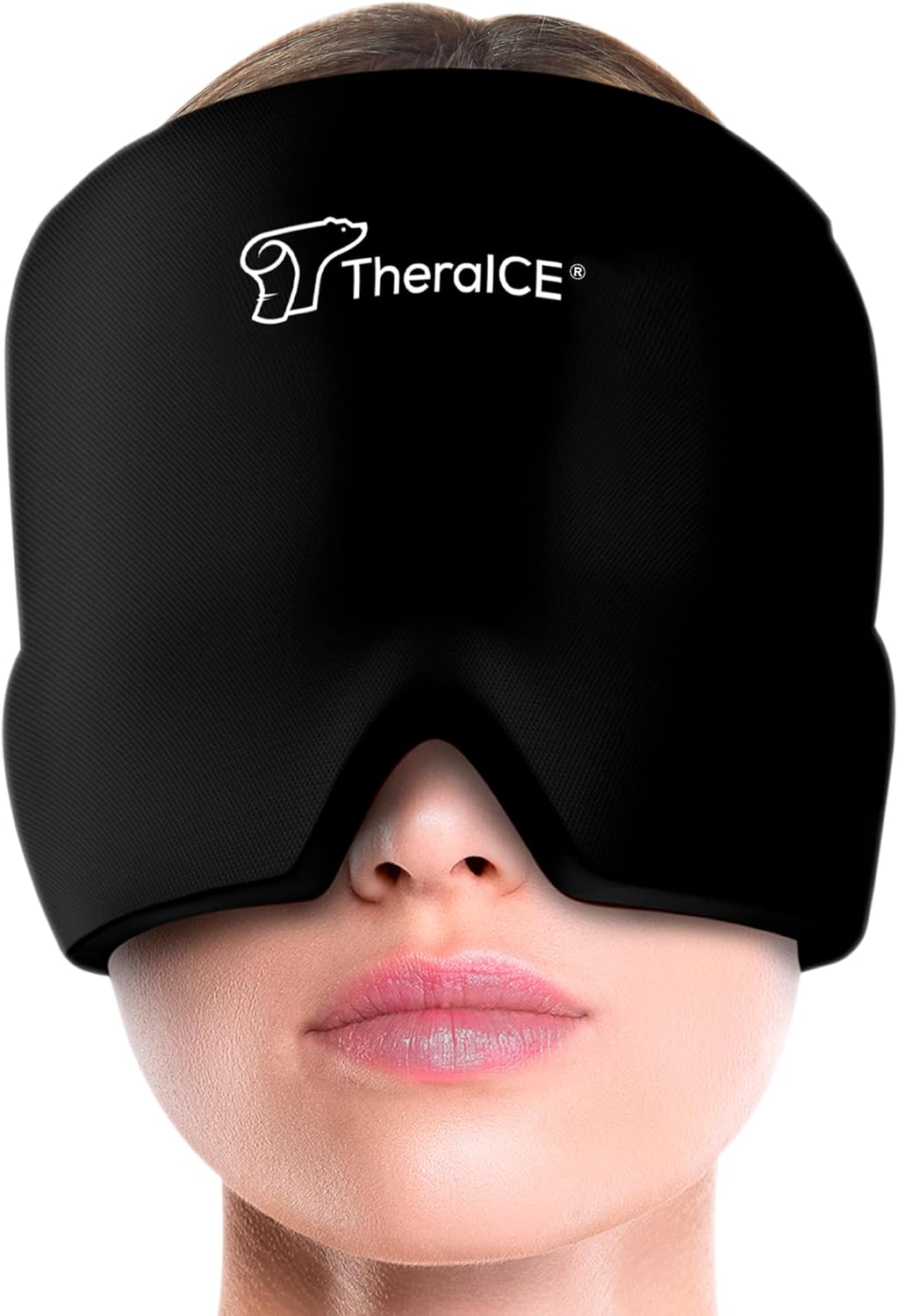 Migraine Relief Cap - Soothing Ice Pack Mask for Headaches, Sinus Tension, and Puffy Eyes | Perfect Gift for Mom!