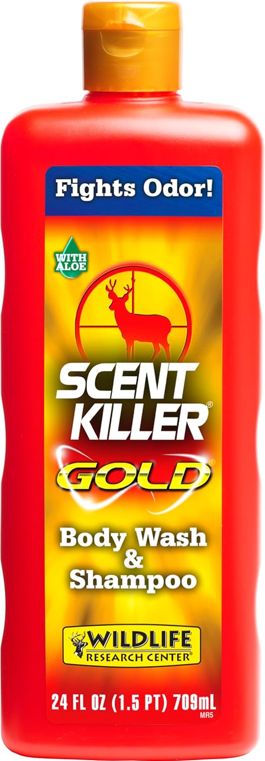 Wildlife Research Scent Killer Gold Body Wash & Shampoo - 24 oz for Ultimate Odor Control