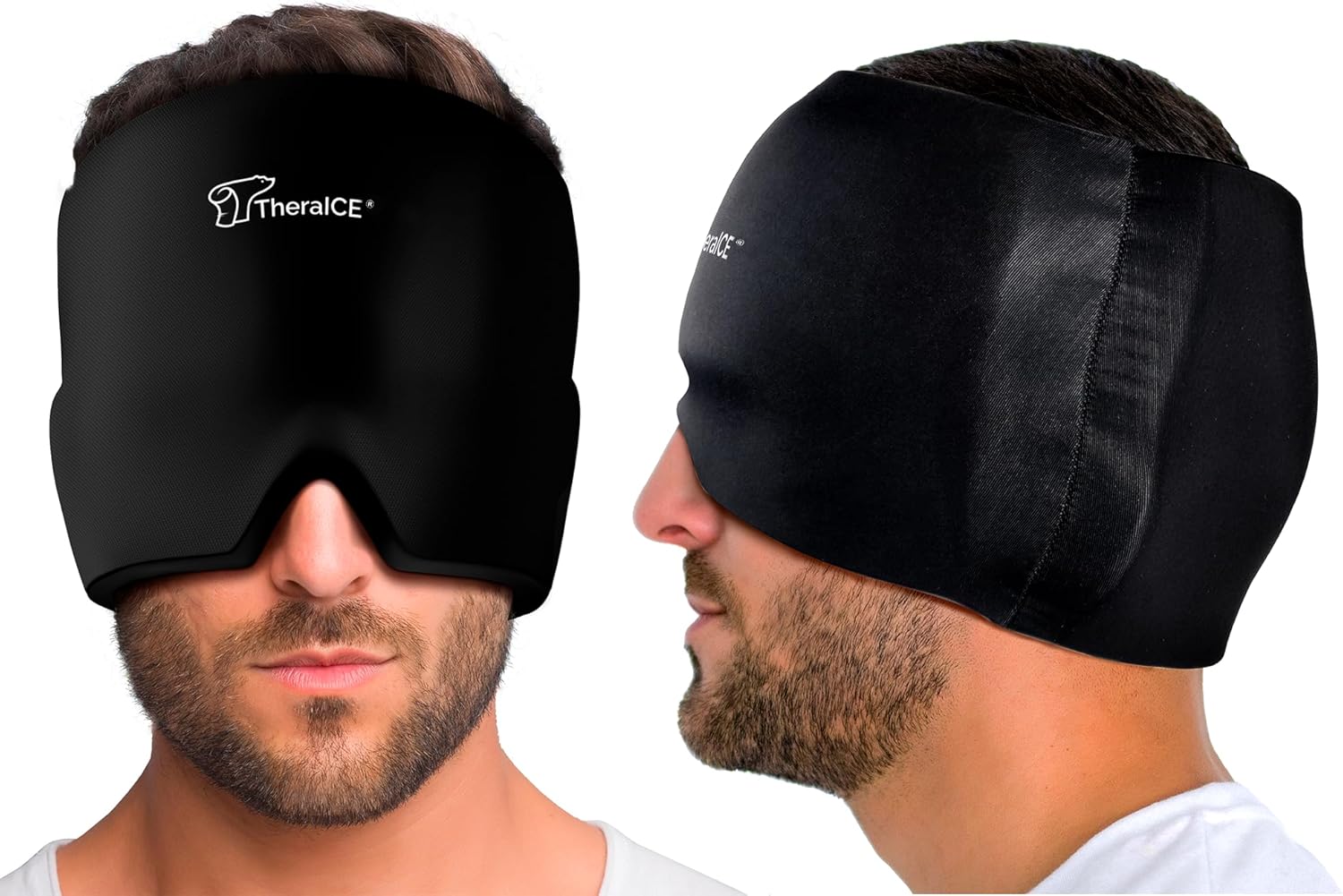 Migraine Relief Cap - Soothing Ice Pack Mask for Headaches, Sinus Tension, and Puffy Eyes | Perfect Gift for Mom!