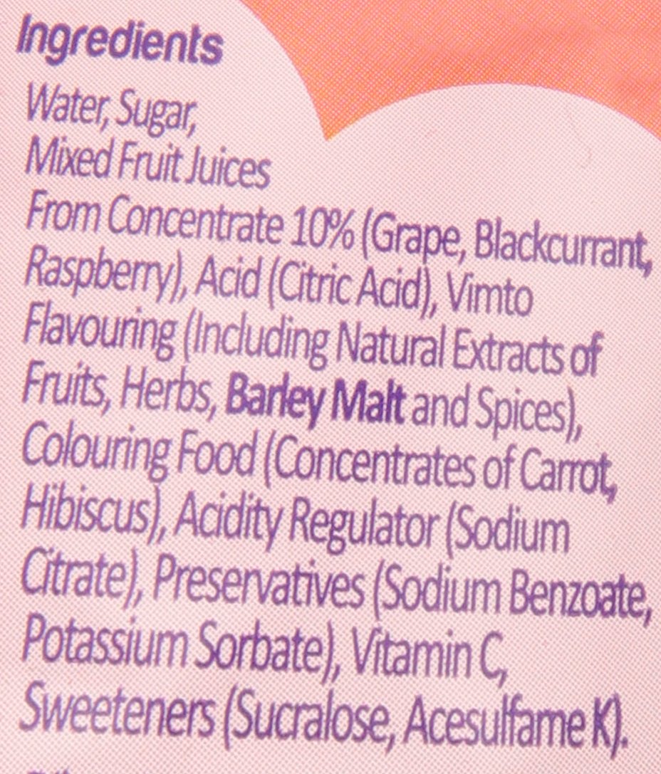 Refreshing Blackcurrant Drink from England - 23.6 oz Plastic Bottle