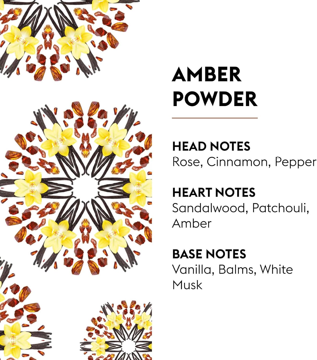 Amber Powder Lampe Berger Refill - 500ml 2-in-1 Odor Neutralizer & Fragrance Diffuser - Exquisite Rose, Cinnamon, Pepper & Amber Scents - Made in France