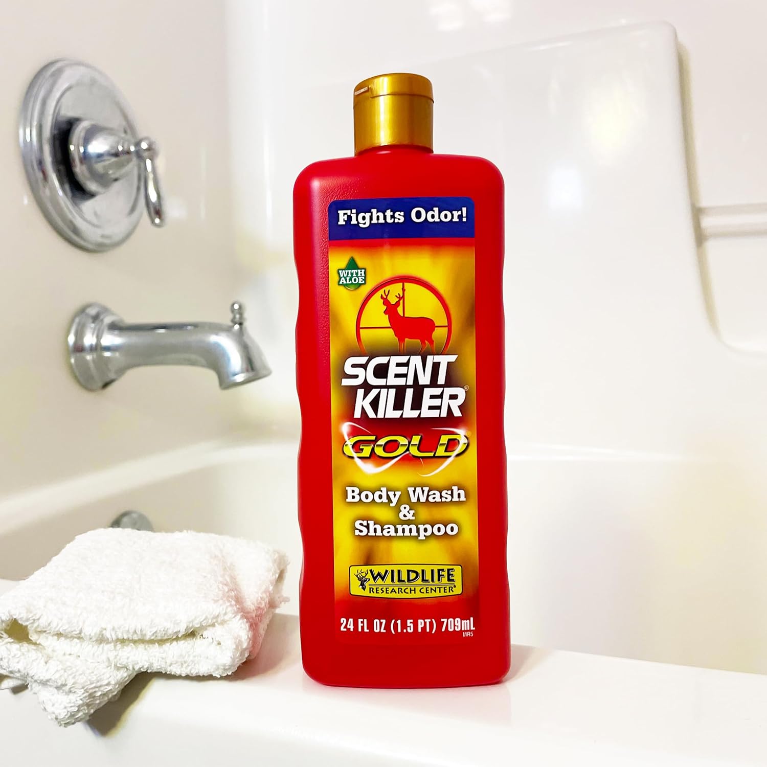 Wildlife Research Scent Killer Gold Body Wash & Shampoo - 24 oz for Ultimate Odor Control