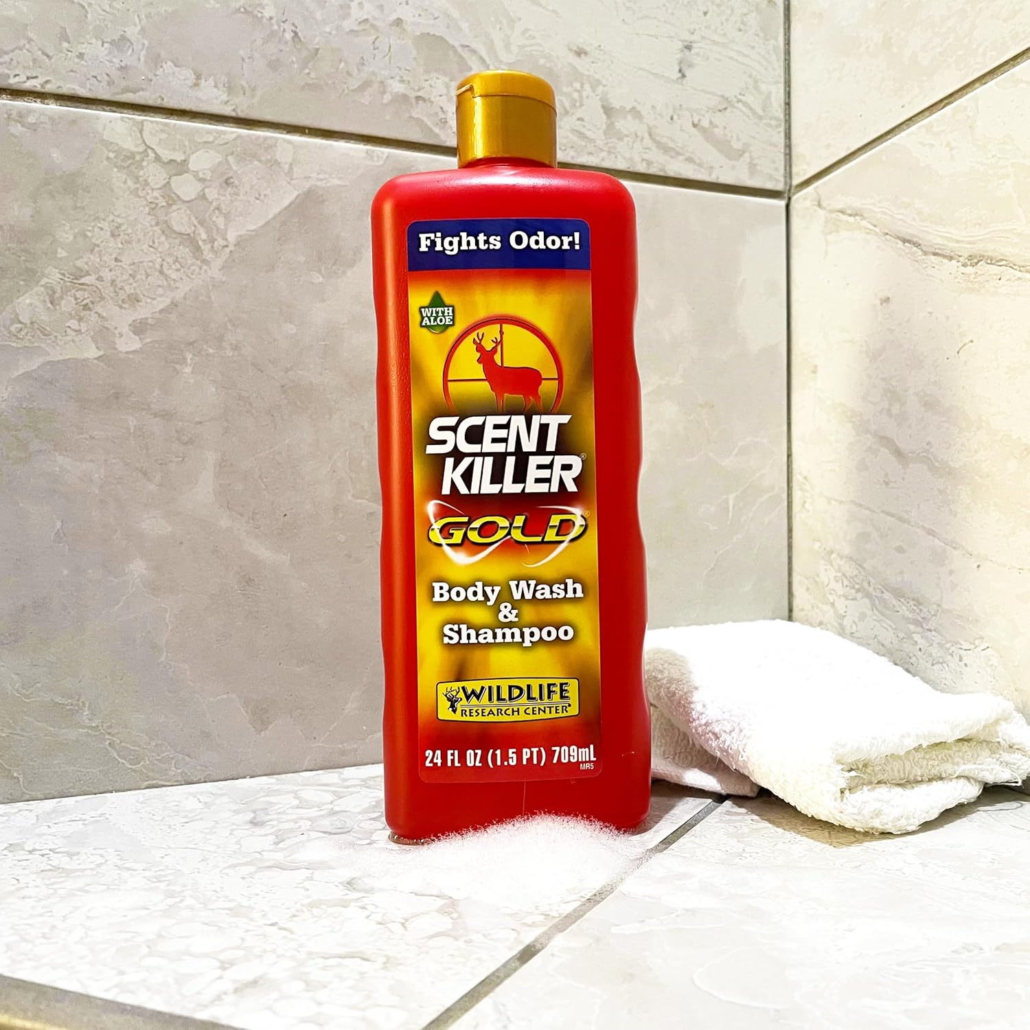 Wildlife Research Scent Killer Gold Body Wash & Shampoo - 24 oz for Ultimate Odor Control