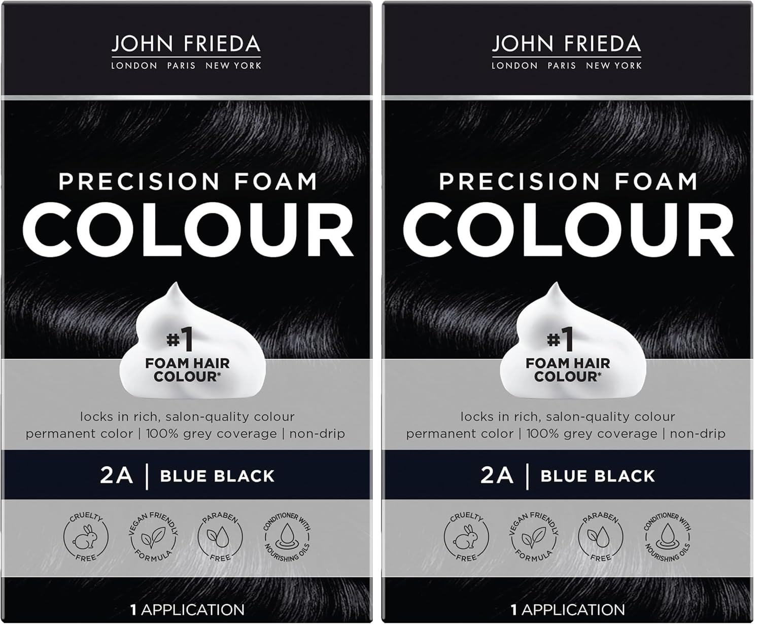Transform Your Look with John Frieda Precision Foam Colour in Medium Natural Brown 5N - Full-Coverage, Anti-Fade Hair Color Kit for Stunning Results