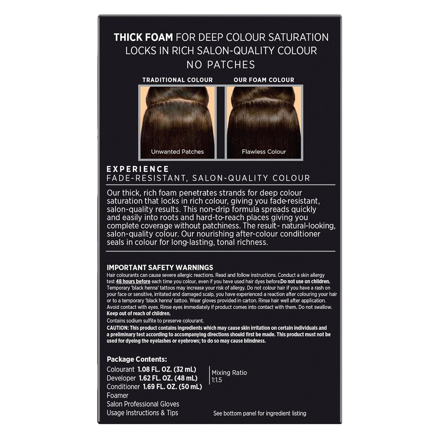 Transform Your Look with John Frieda Precision Foam Colour in Medium Natural Brown 5N - Full-Coverage, Anti-Fade Hair Color Kit for Stunning Results