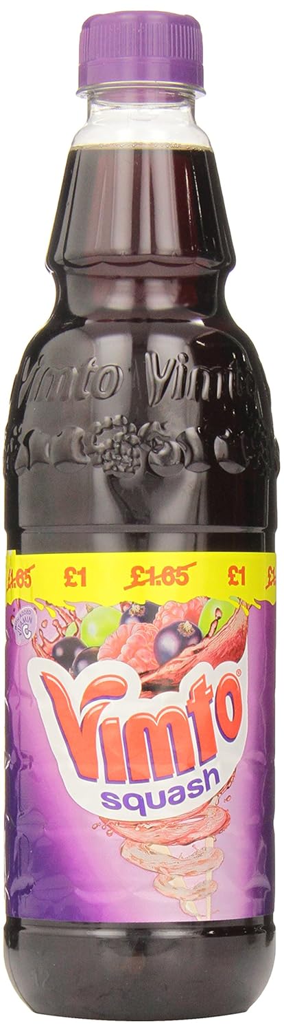 Refreshing Blackcurrant Drink from England - 23.6 oz Plastic Bottle
