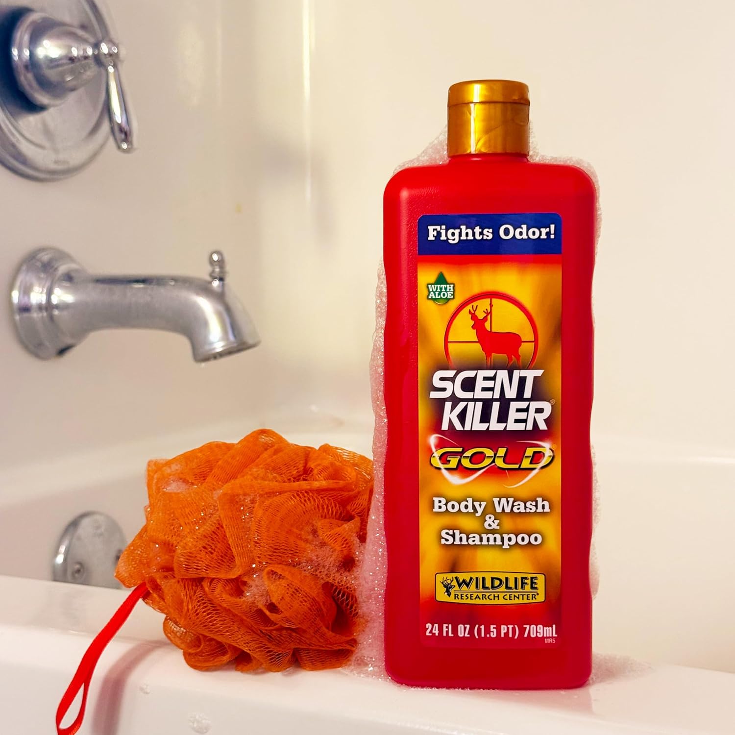 Wildlife Research Scent Killer Gold Body Wash & Shampoo - 24 oz for Ultimate Odor Control
