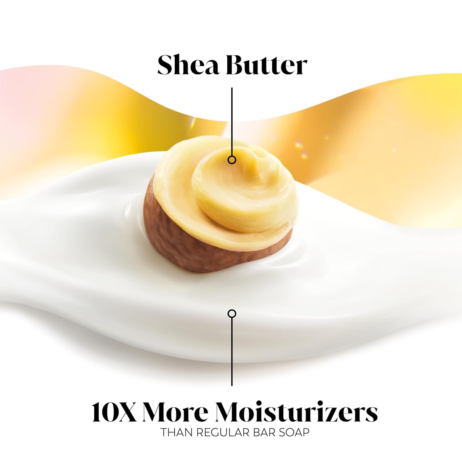 Ultra Moisture Beauty Bar - 10X Hydration & Nourishment with Vitamin B3 and Shea Butter - 12 Pack of 3.17 Oz Bars for Smooth, Gentle Skin