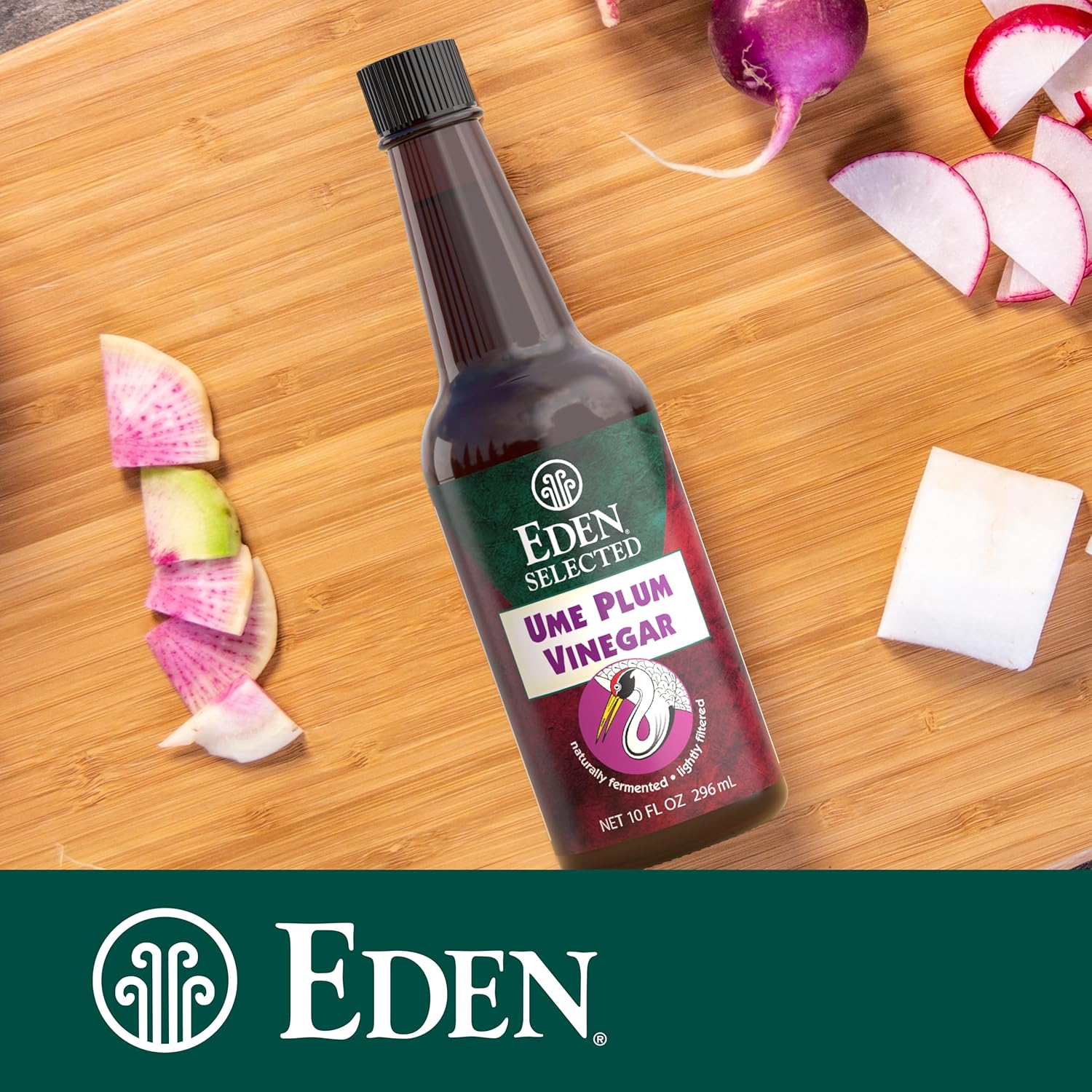 Authentic Japanese Ume Plum Vinegar - 10 Fl Oz, Traditionally Crafted for Flavor and Wellness