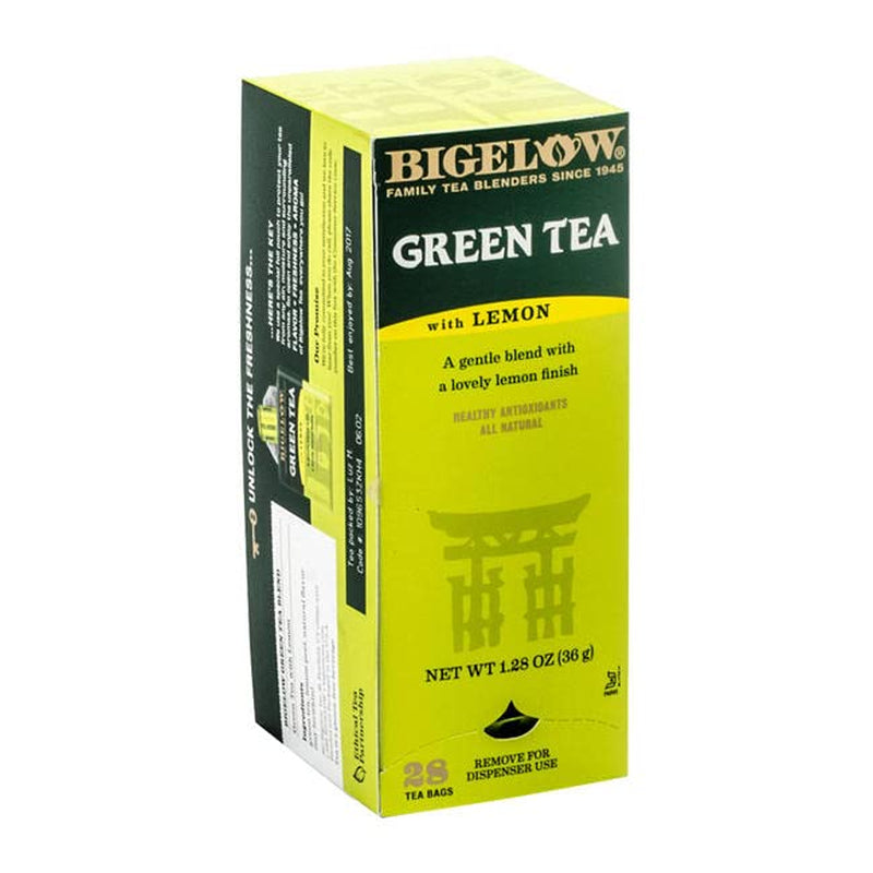 Refreshing Green Tea with Peach - Caffeinated Blend, 20 Count Box (Pack of 6) - 120 Total Tea Bags for a Flavorful Boost!