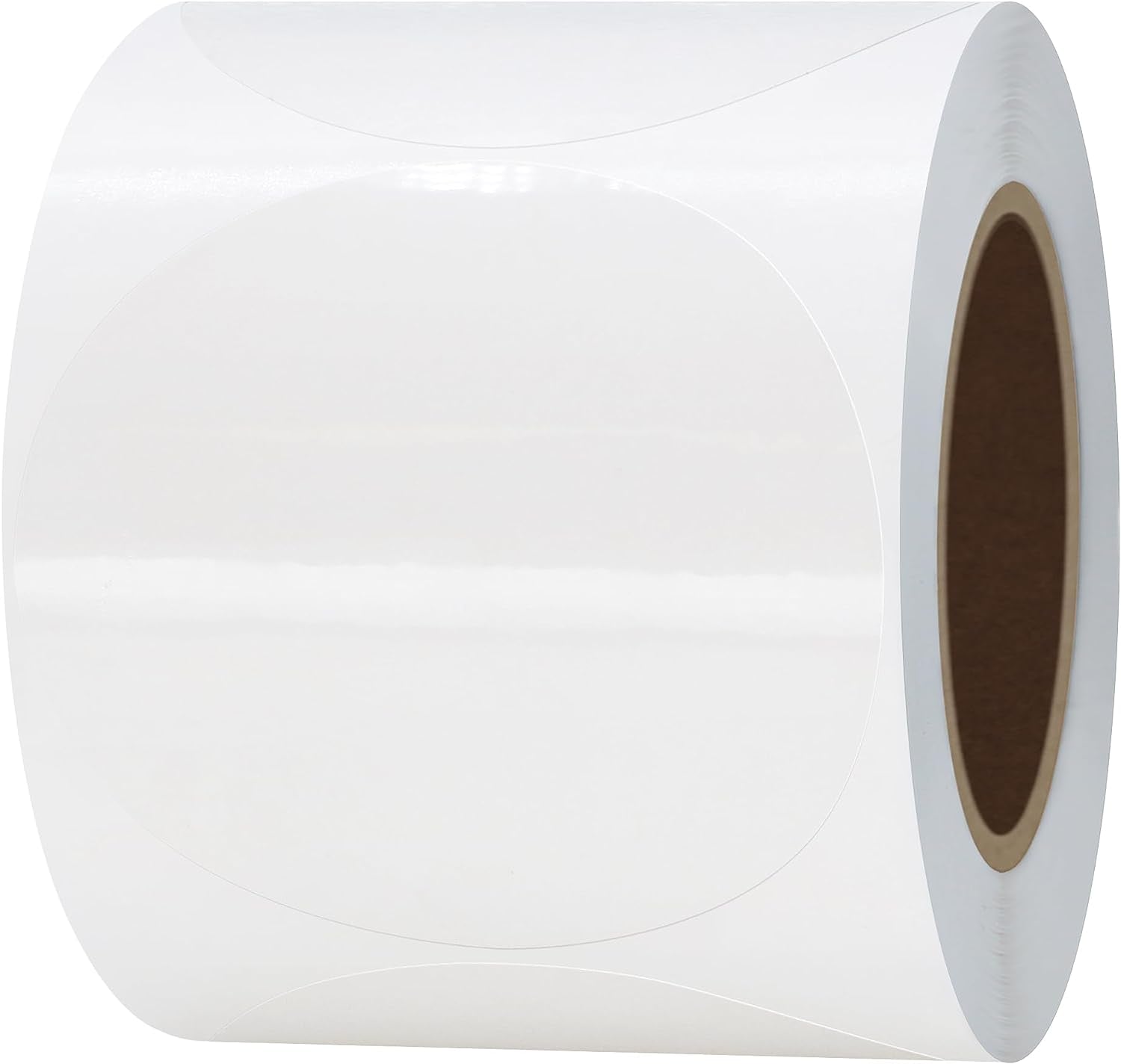 Premium 4-Inch Clear Round Seal Sticker Labels - 100 Count Roll for All Your Labeling Needs
