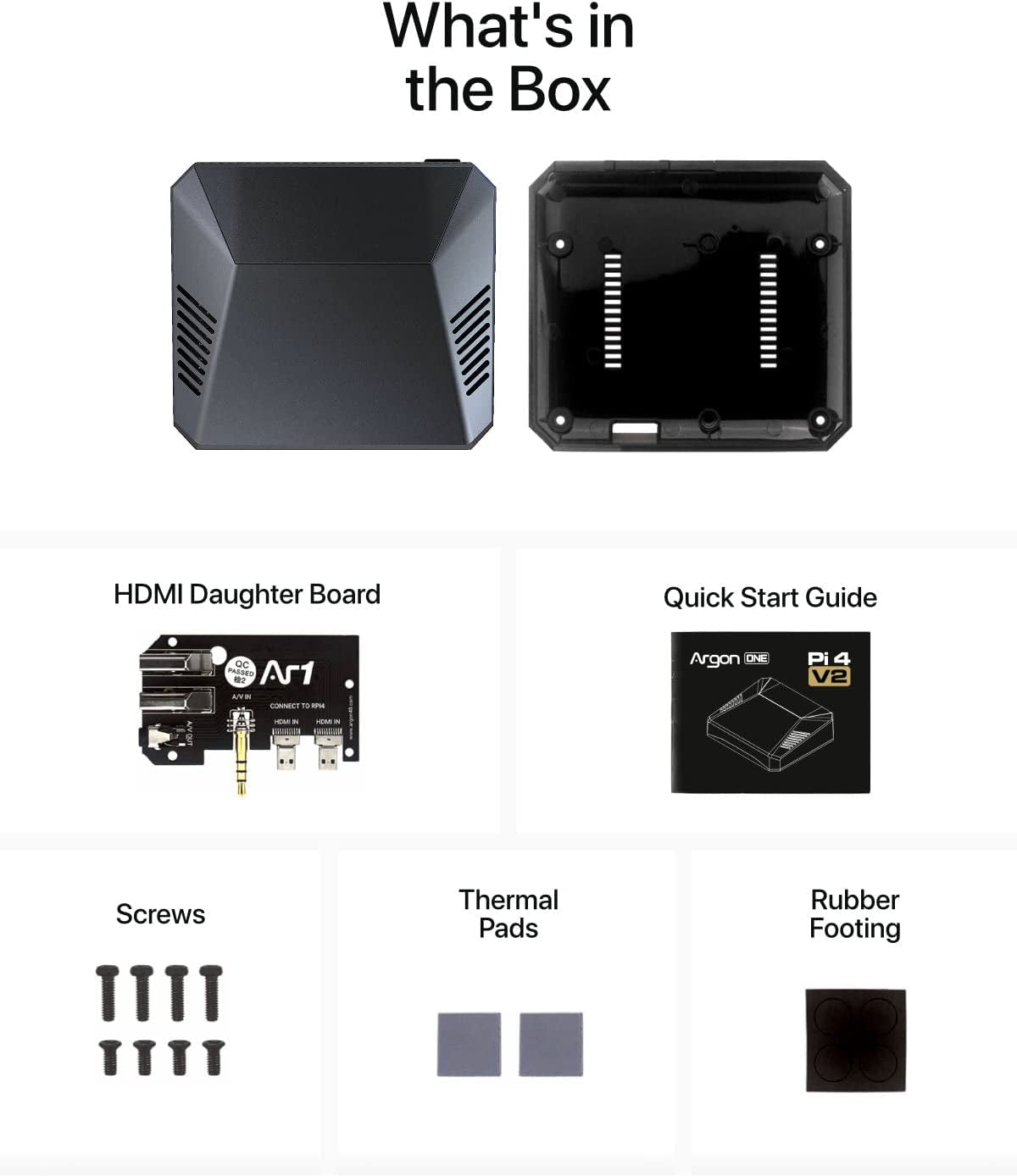 Upgrade Your Raspberry Pi 4 with the Argon ONE V2 Aluminum Case - Featuring Power Button & Cooling Fan!