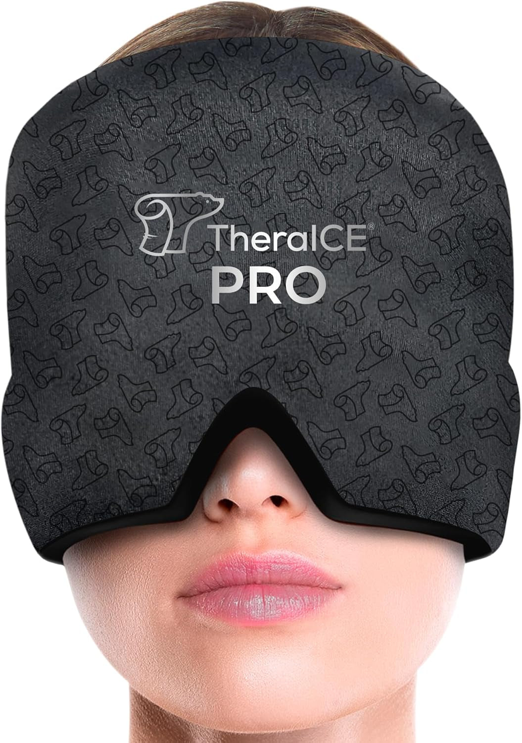 Migraine Relief Cap - Soothing Ice Pack Mask for Headaches, Sinus Tension, and Puffy Eyes | Perfect Gift for Mom!