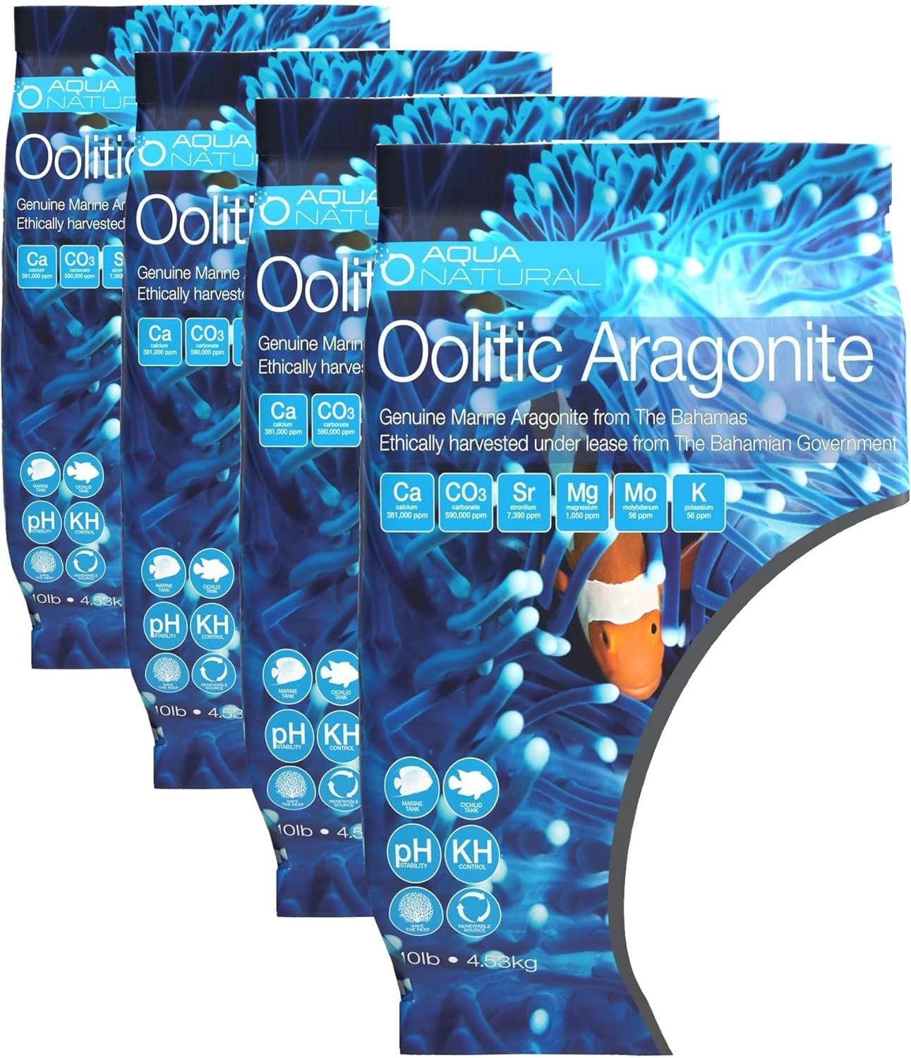 Premium Oolitic Aragonite 10Lb Aquarium Sand for Vibrant Reef & Marine Tanks