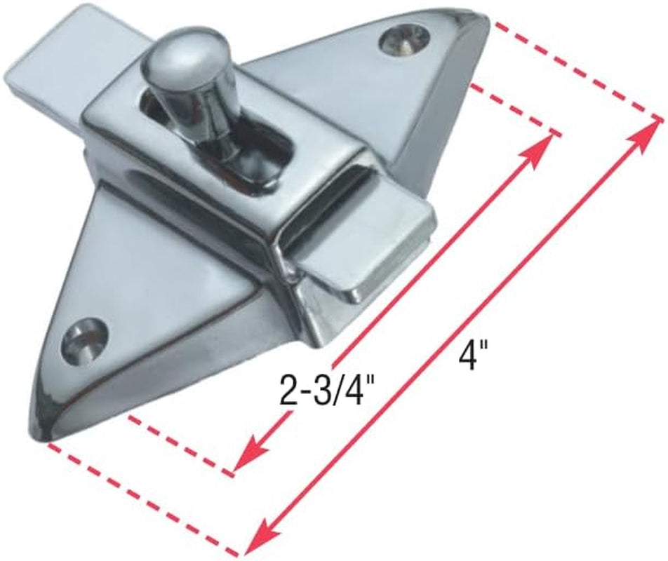 Premium TP 1100 Complete Inswing Door Hardware Set for 1" Doors & 1-1/4" Pilasters - Durable Die Cast Zamac Finish
