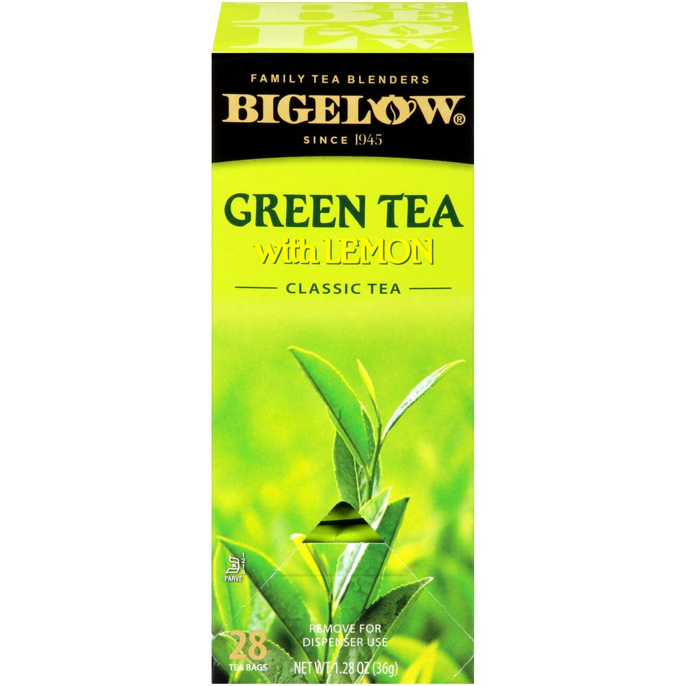 Refreshing Green Tea with Peach - Caffeinated Blend, 20 Count Box (Pack of 6) - 120 Total Tea Bags for a Flavorful Boost!