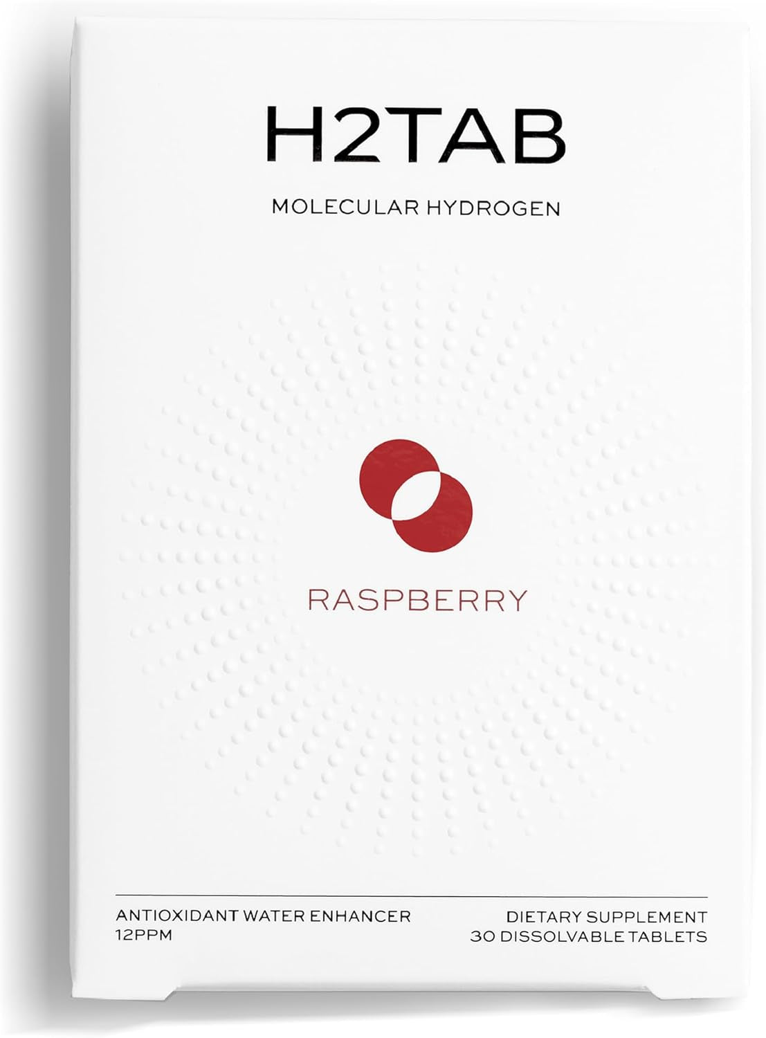 Hydrogen Water Tablets with Magnesium - 12 PPM Antioxidant-Rich Raspberry Flavor for Enhanced Cellular Health, Recovery & Cognitive Function (30 Count)