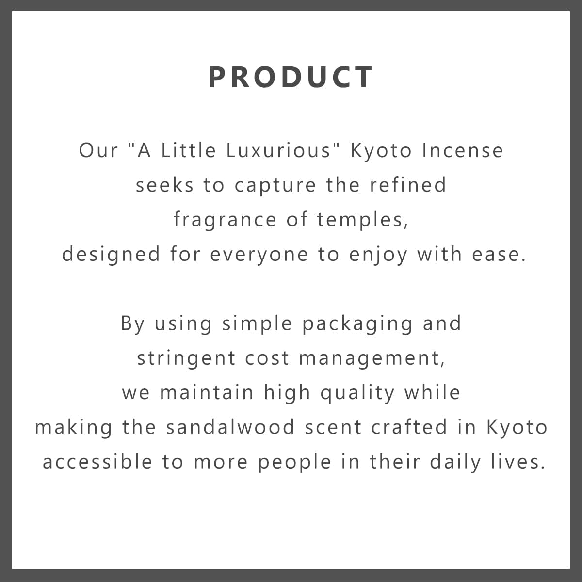 Kyoto Sandalwood Incense Sticks - Premium Japanese Temple Aroma for Relaxation & Meditation, 60 Sticks for Spiritual & Home Use by Nagomikobo