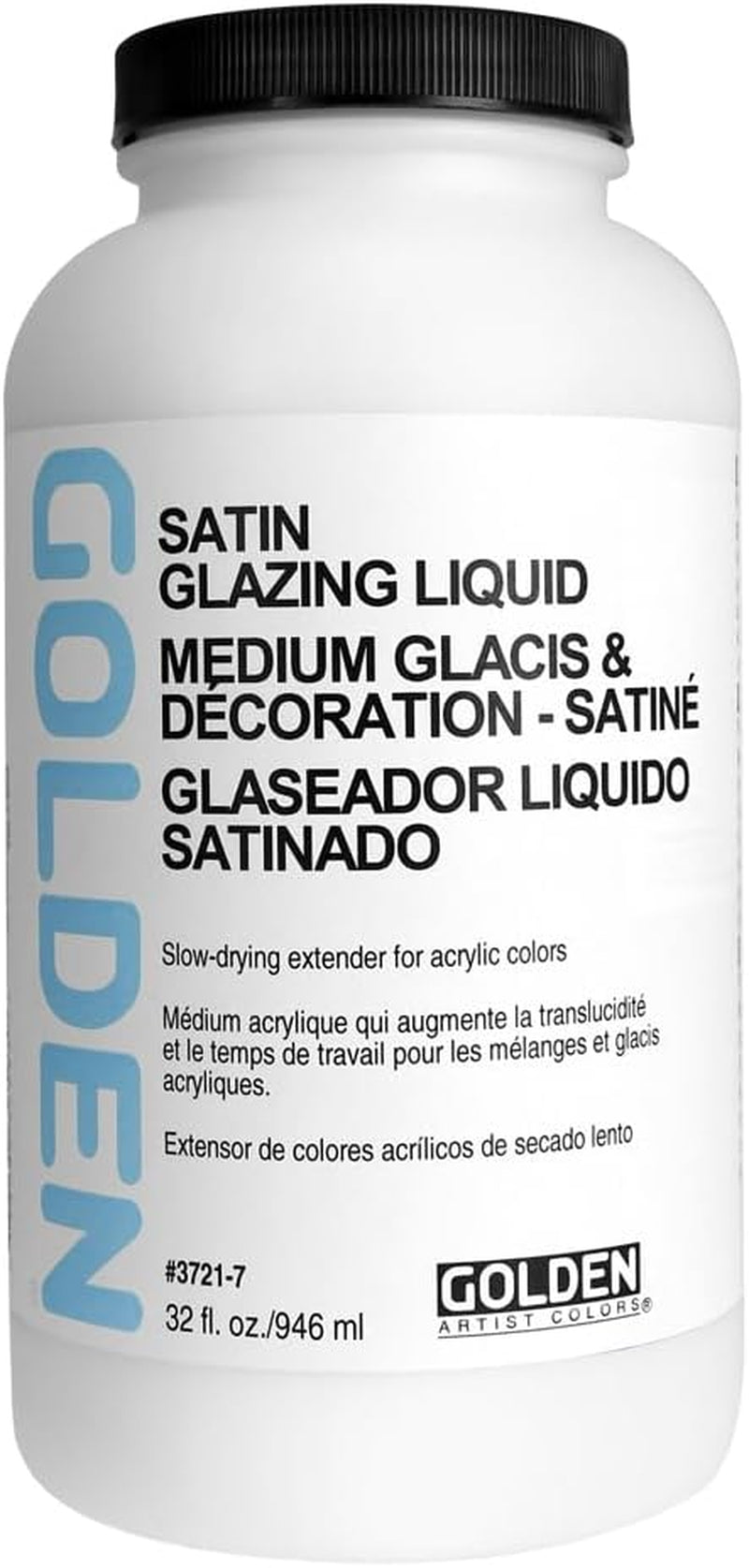Satin Acrylic Glazing Liquid - 32 Oz for Stunning Artwork Finishes