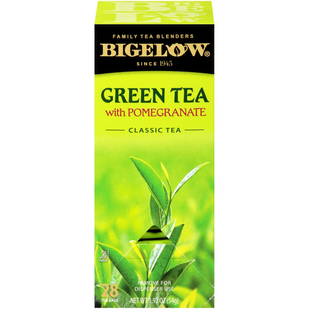 Refreshing Green Tea with Peach - Caffeinated Blend, 20 Count Box (Pack of 6) - 120 Total Tea Bags for a Flavorful Boost!
