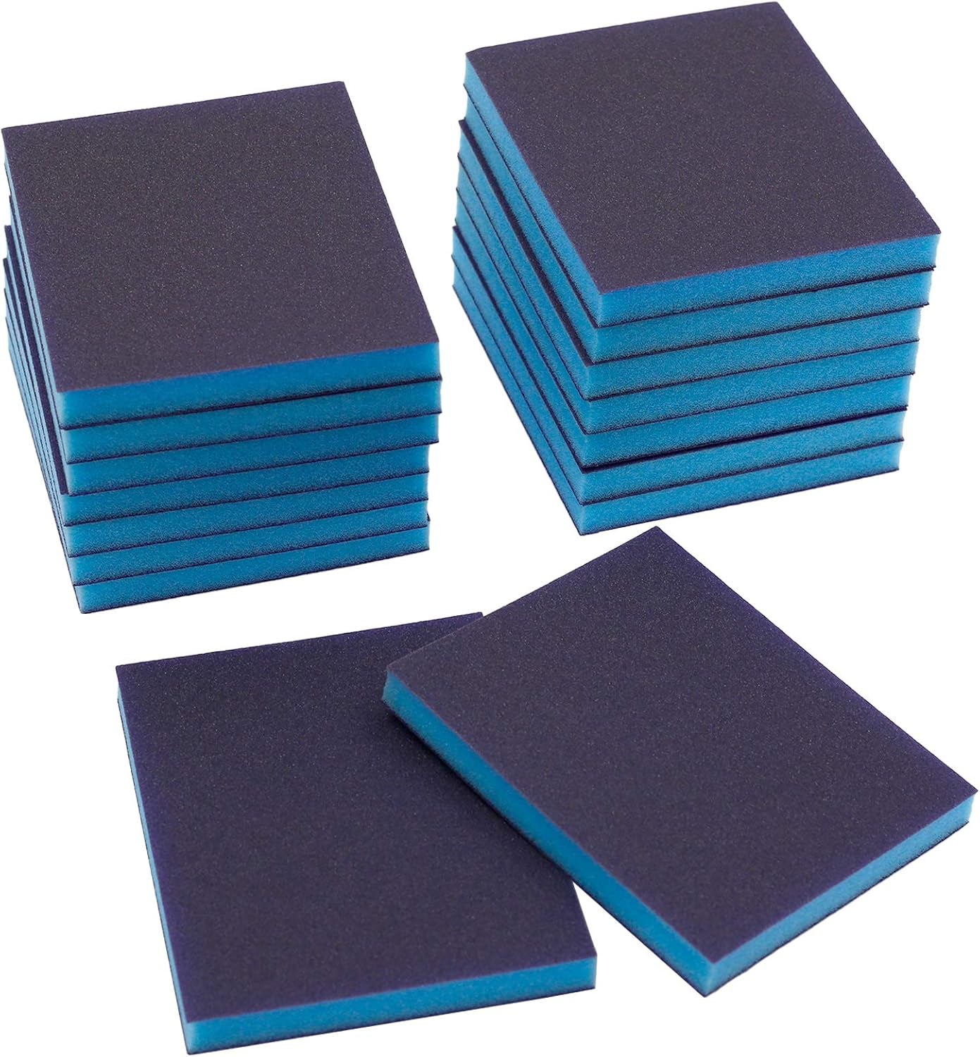 16Pcs Superfine 220 Grit Washable Sanding Sponges - Versatile Wet & Dry Sand Blocks for Plastic, Wood, Metal & Furniture
