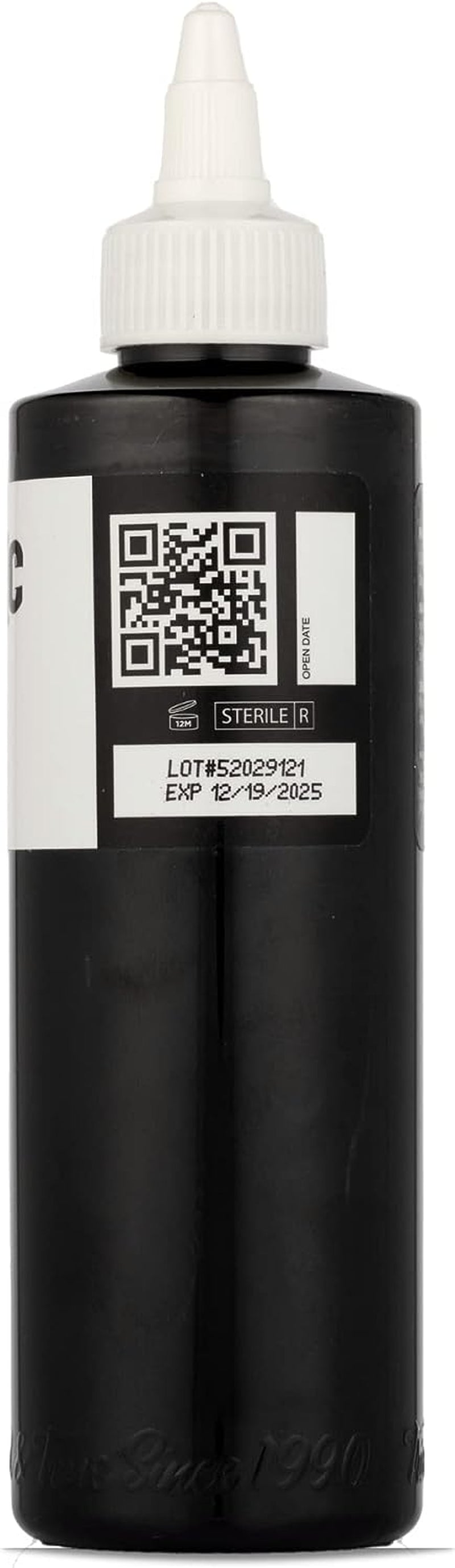 Dynamic Color Black Tattoo Ink - 8 Oz | Trusted American Brand Since 1990 | Sterilized & Lot-Numbered for Full Traceability