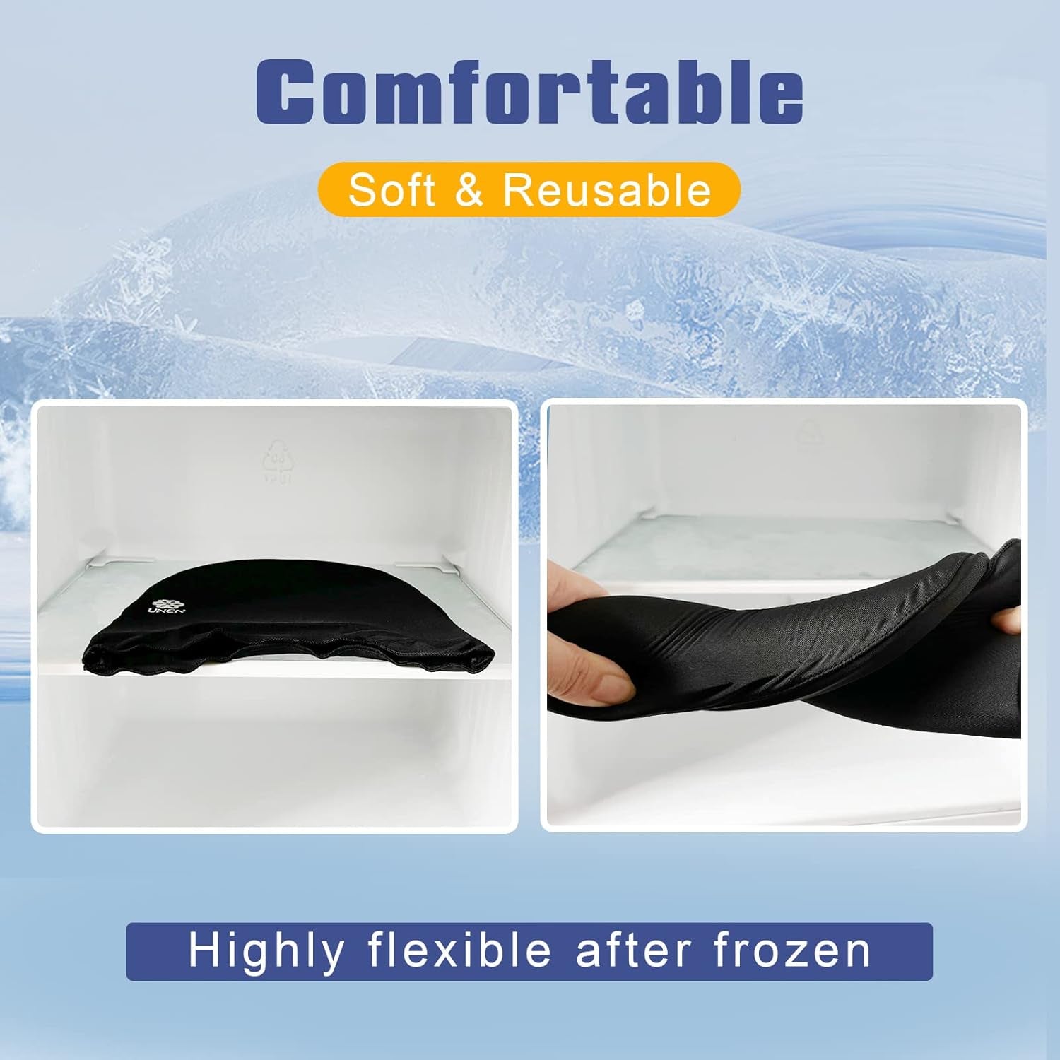 Ultimate Migraine Relief Hat - Reusable Ice Cooling Cap for Stress, Tension & Sinus Pain Relief