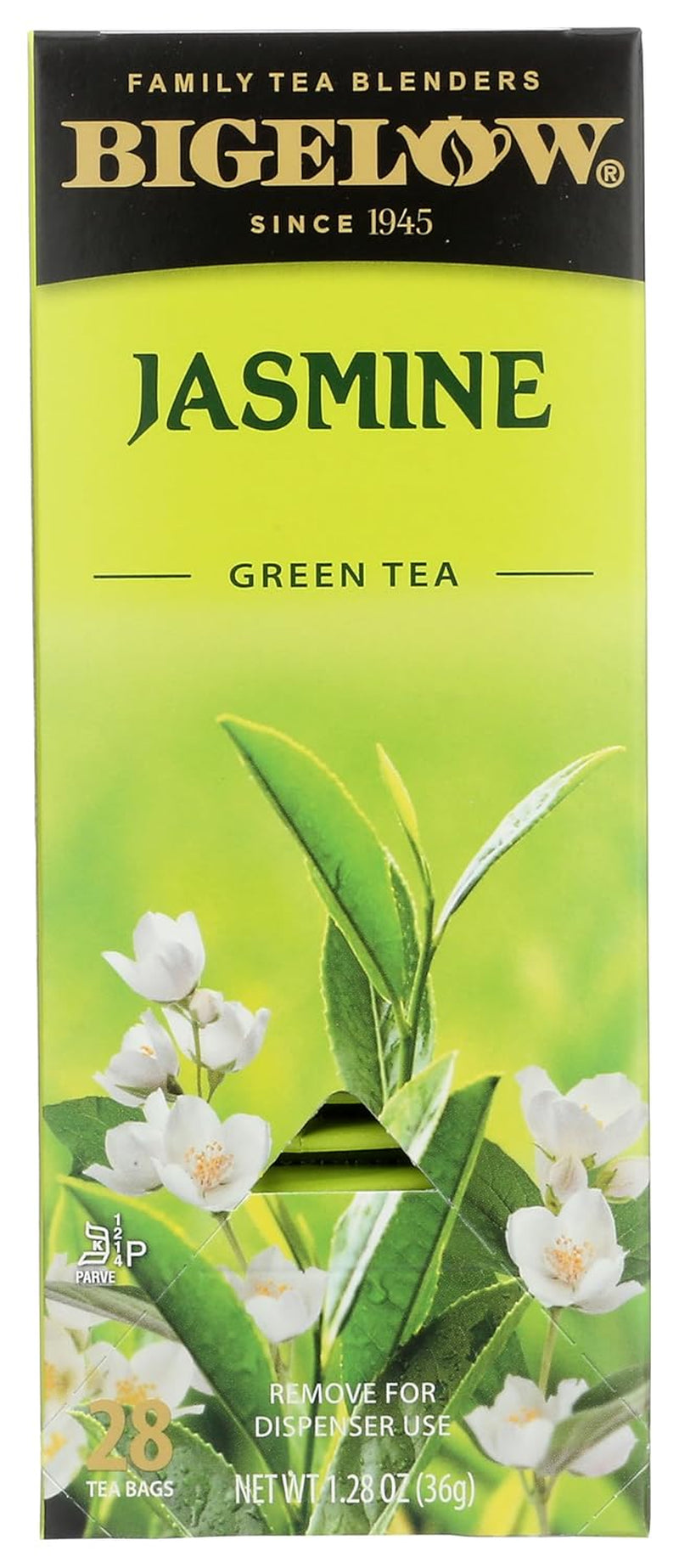 Refreshing Green Tea with Peach - Caffeinated Blend, 20 Count Box (Pack of 6) - 120 Total Tea Bags for a Flavorful Boost!
