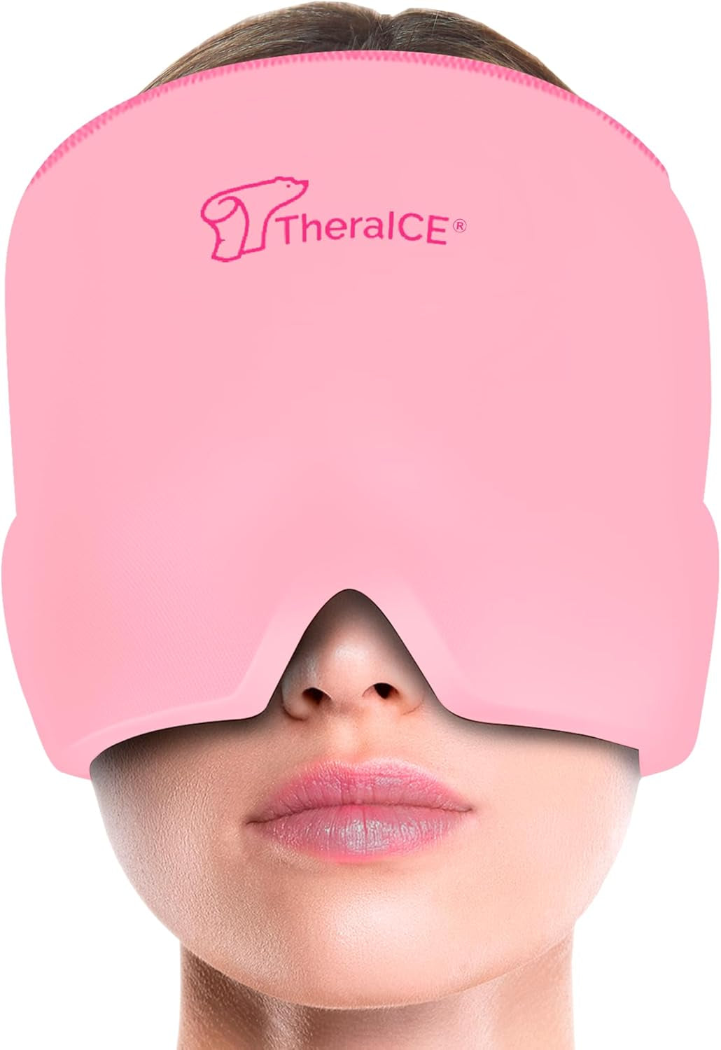 Migraine Relief Cap - Soothing Ice Pack Mask for Headaches, Sinus Tension, and Puffy Eyes | Perfect Gift for Mom!