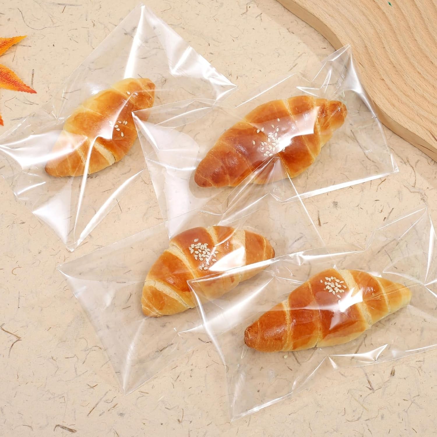 400 PCS 4x6 Inch Thick 3.2Mil Clear Self-Sealing Cellophane Bags - Resealable Cookie, Candy & Party Favor Packaging